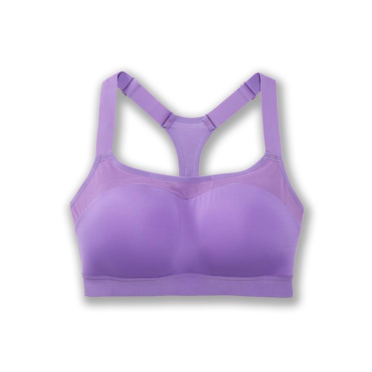 Brooks Dare Racerback Womens Running Bra - Heliotrope/MediumPurple - Indonesia (HUEZ-40825)